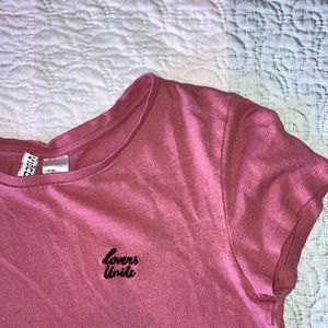 H&M Pink Shirt “Lovers Unite”